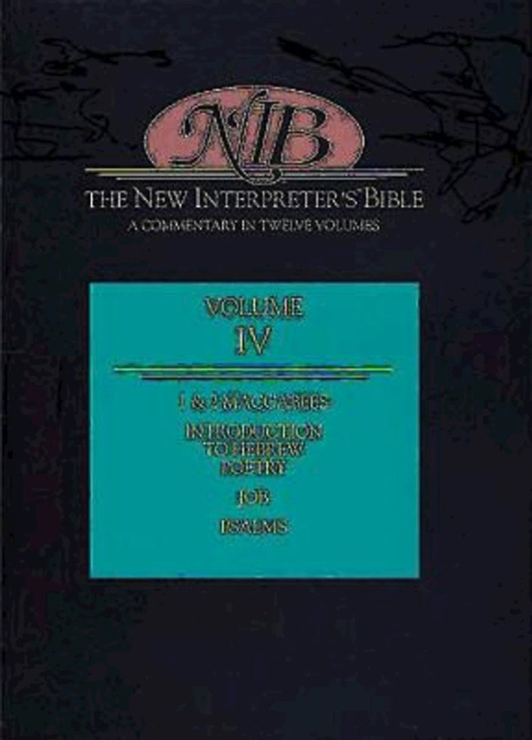 The New Interpreter's Bible Vol 4 Introduction to Hebrew Poetry J