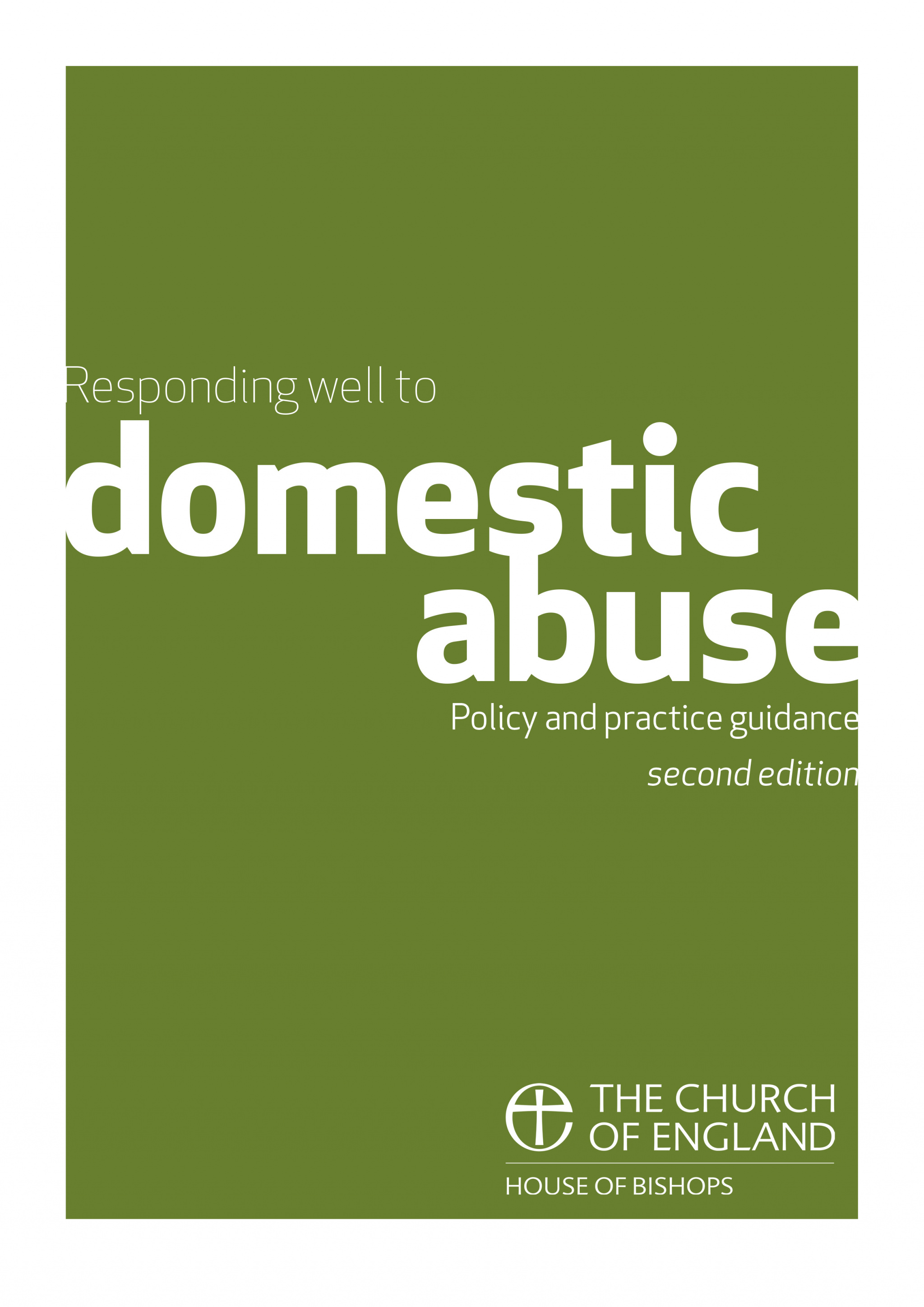 Responding to Domestic Abuse 2nd Edition By Church House Publishing