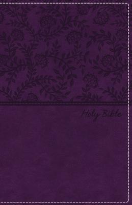 NKJV Deluxe Gift Bible Imitation Leather Purple Red Letter Edition