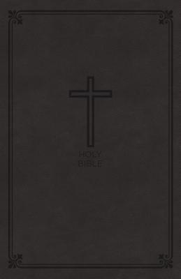 NKJV Value Thinline Bible Large Print Imitation Leather Black Red