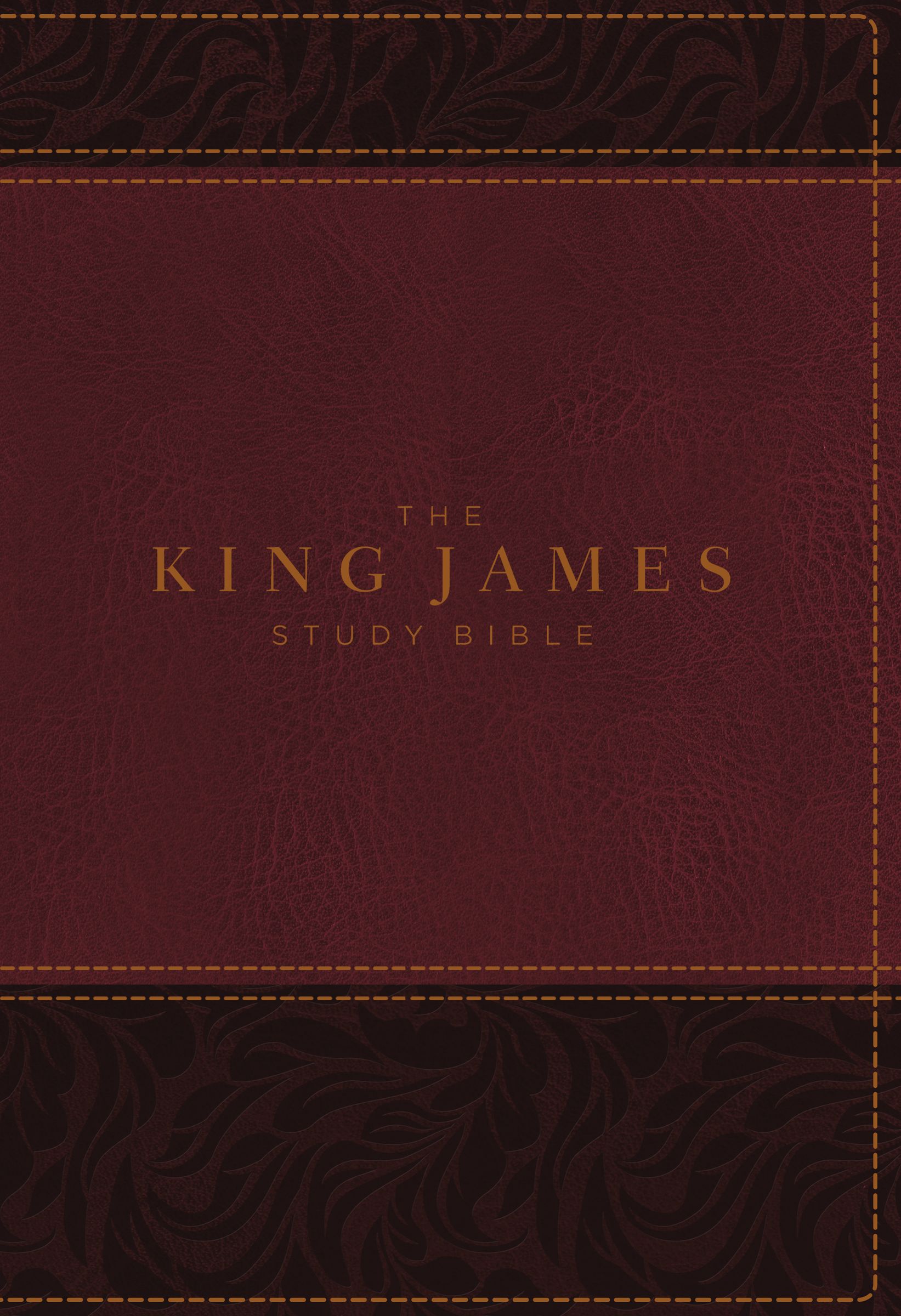 The King James Study Bible Imitation Leather Burgundy Indexed Full