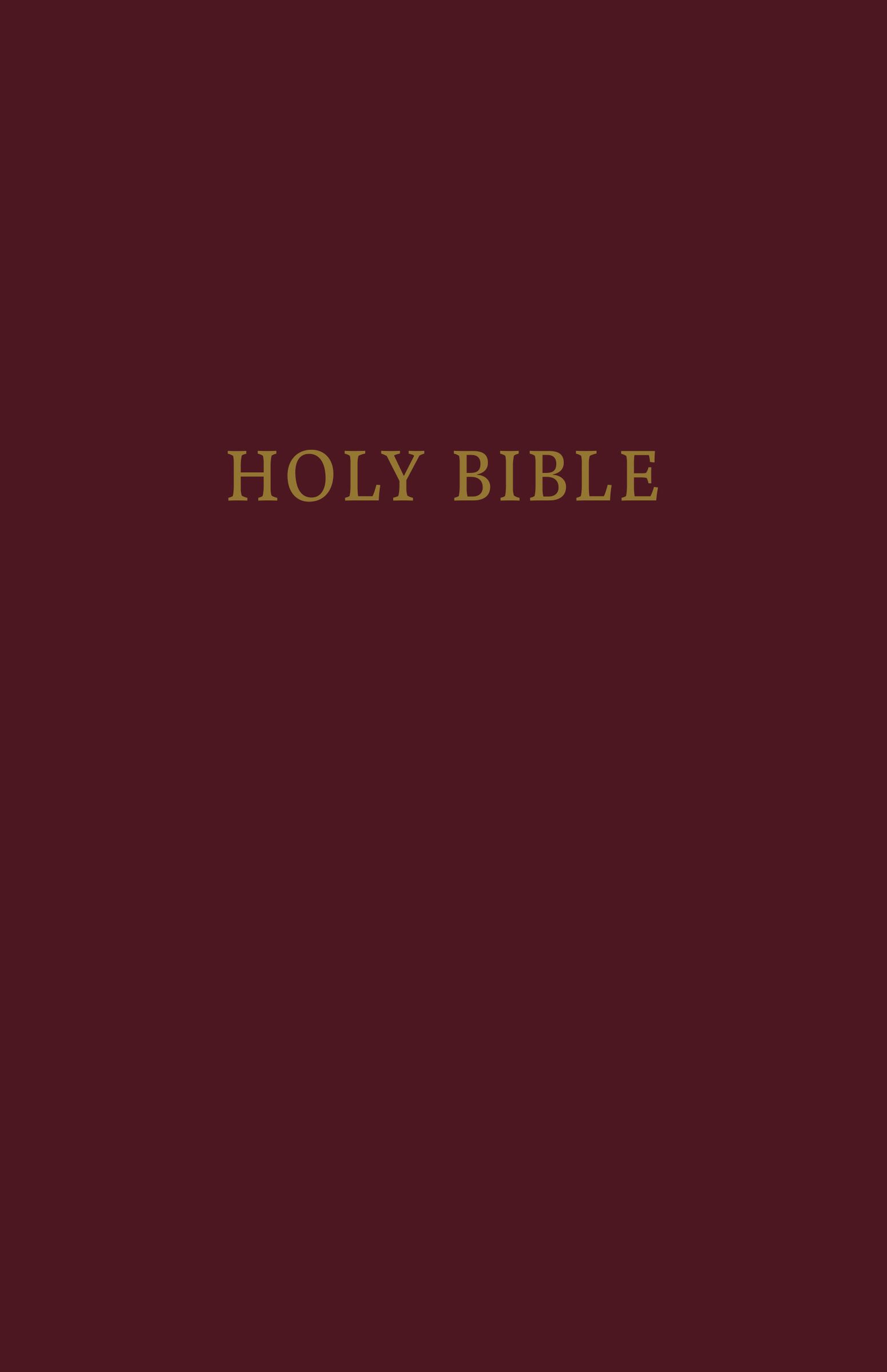 KJV Large Print Pew Bible Burgundy Hardback Red Letter Tables Of W