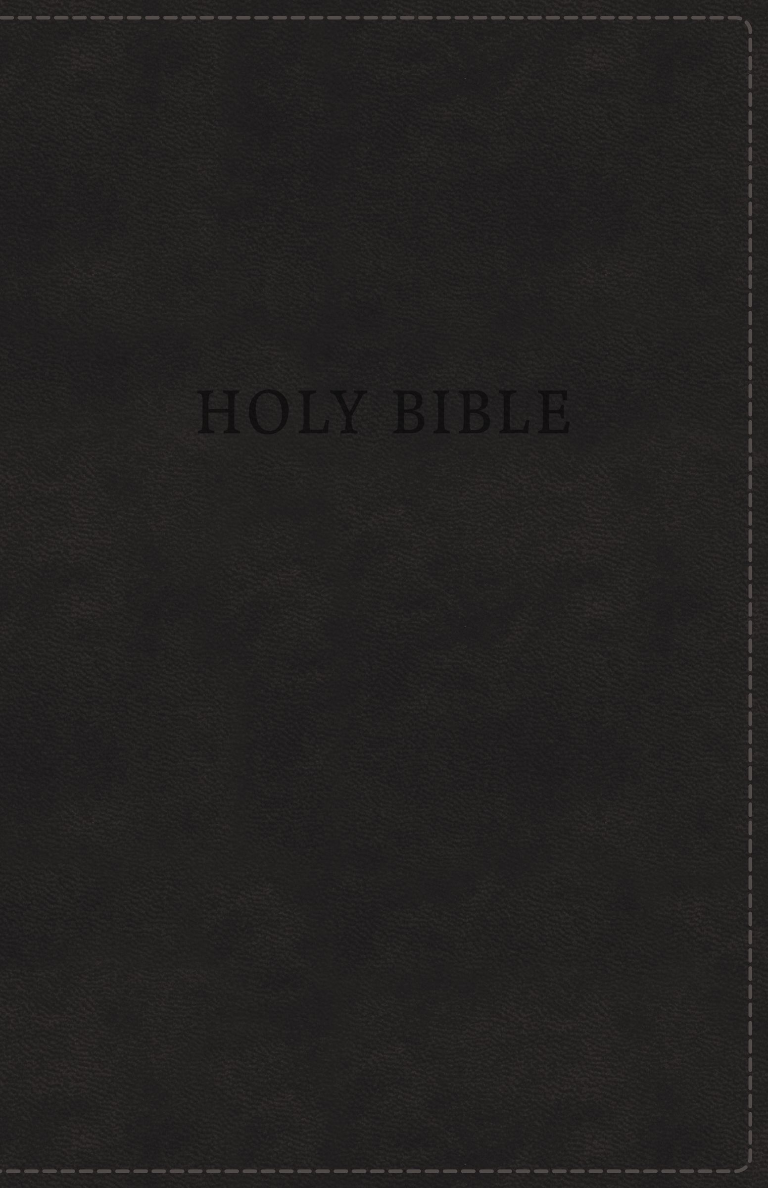 KJV Deluxe Gift Bible Imitation Leather Black Red Letter Edition