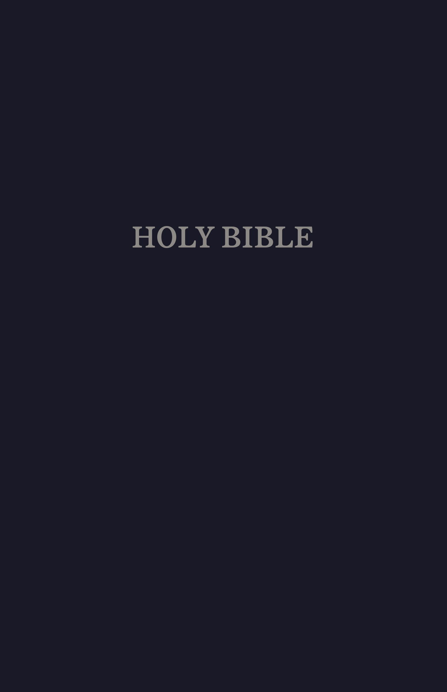 KJV Pew Bible Hardcover Blue Red Letter Edition