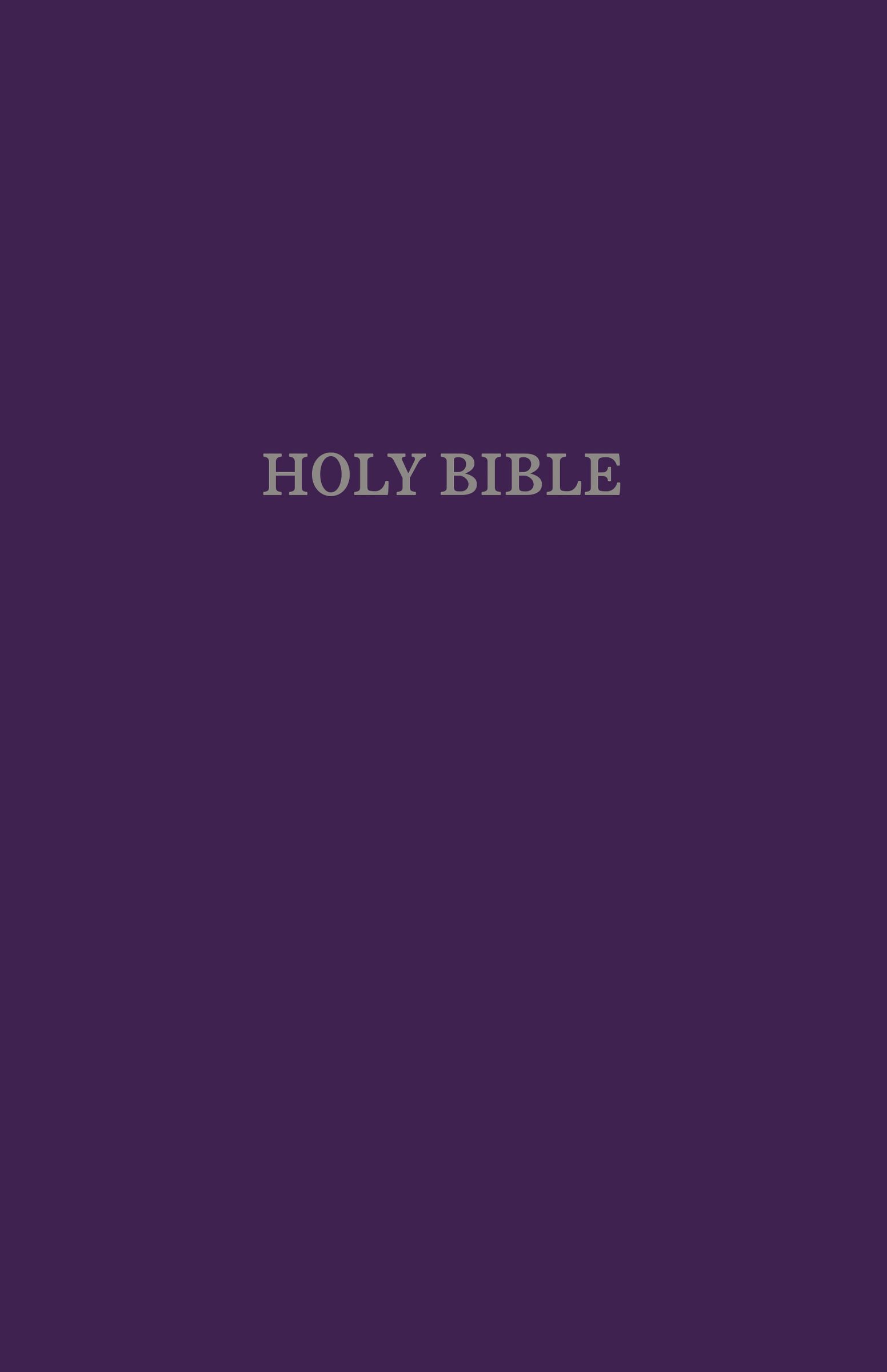 KJV Gift and Award Bible Imitation Leather Purple Red Letter Editi