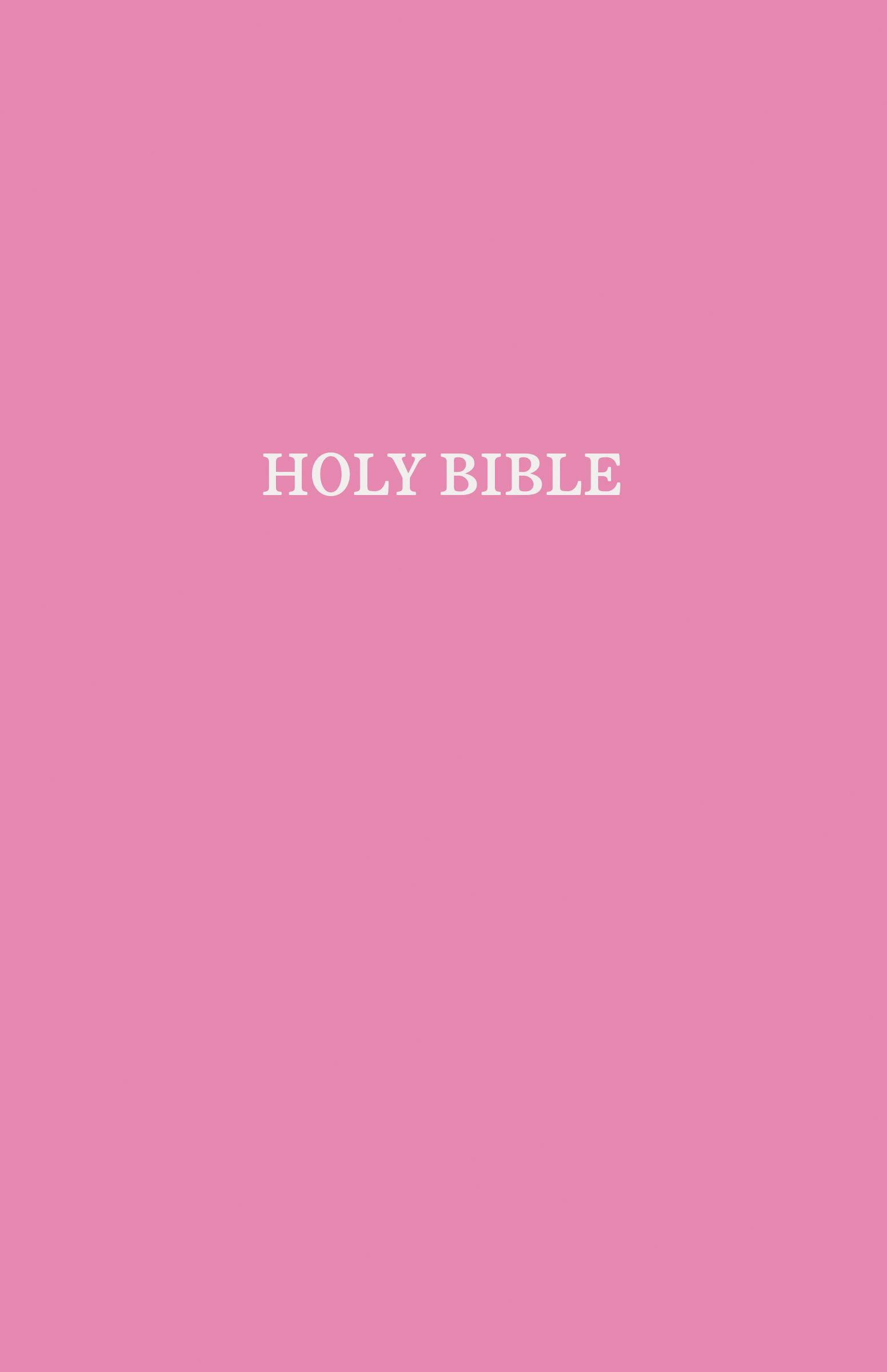 KJV Gift and Award Bible Imitation Leather Pink Red Letter Edition