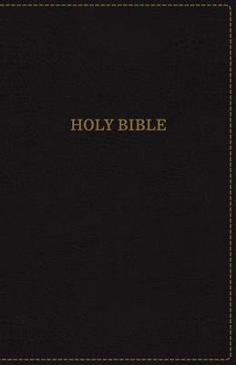 KJV Thinline Bible Large Print Imitation Leather Black Red Letter