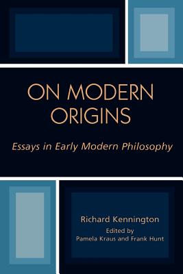 On Modern Origins Essays in Early Modern Philosophy (Paperback)