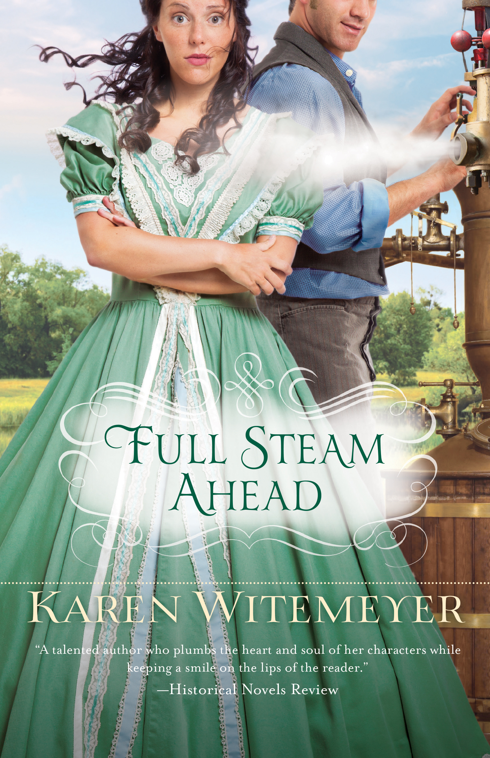 Full Steam Ahead By Karen Witemeyer (Paperback) 9780764209673