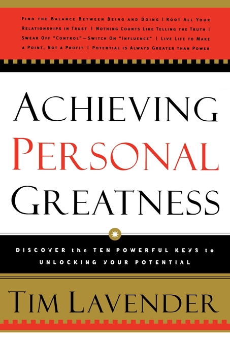 Achieving Personal Greatness By Tim Lavender (Paperback) 9780785200154