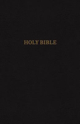 KJV Reference Bible Giant Print Bonded Leather Black Red Letter E