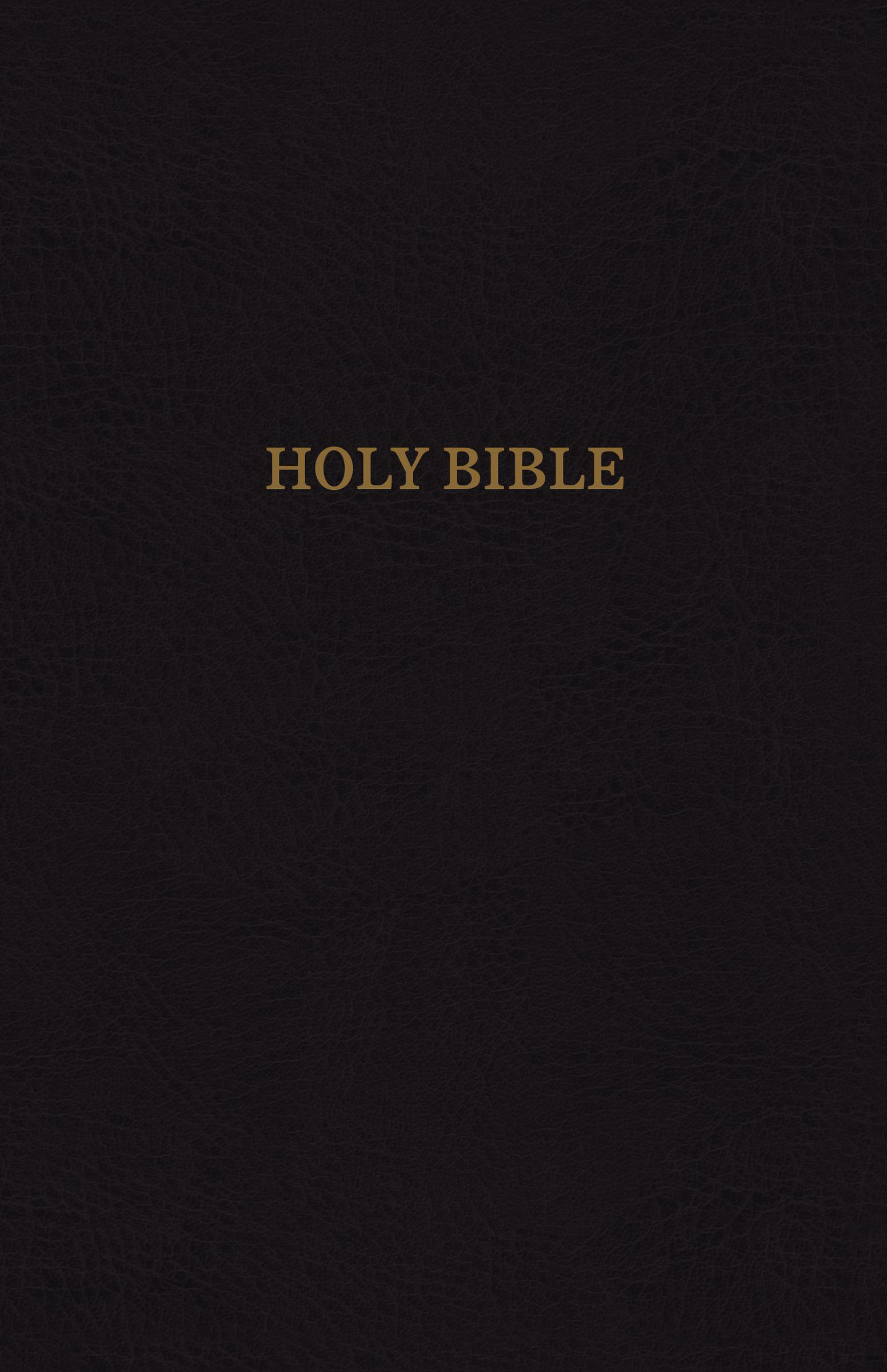 KJV Reference Bible Giant Print Bonded Leather Black Indexed Red