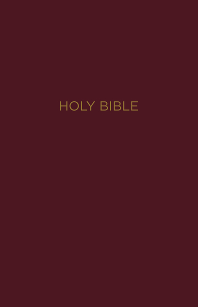 NKJV Holy Bible Giant Print Center-Column Reference Bible Burgundy L