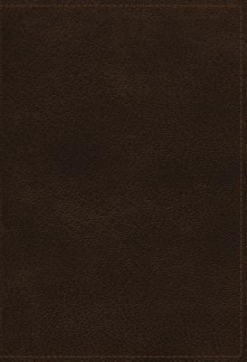 NKJV Study Bible Premium Calfskin Leather Brown Full-Color Red Let