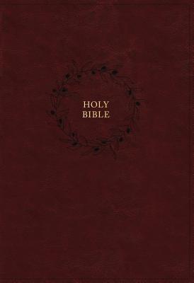 The KJV Open Bible Complete Reference System Burgundy Leathersoft R