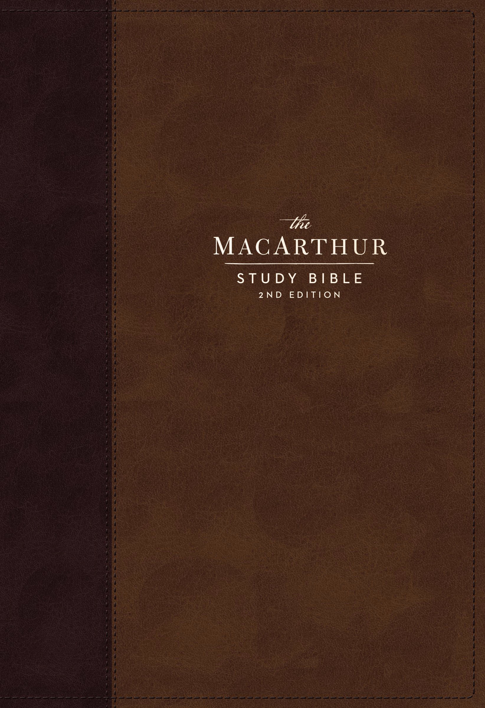 NKJV Mac Arthur Study Bible 2nd Edition Leathersoft Brown Comfort