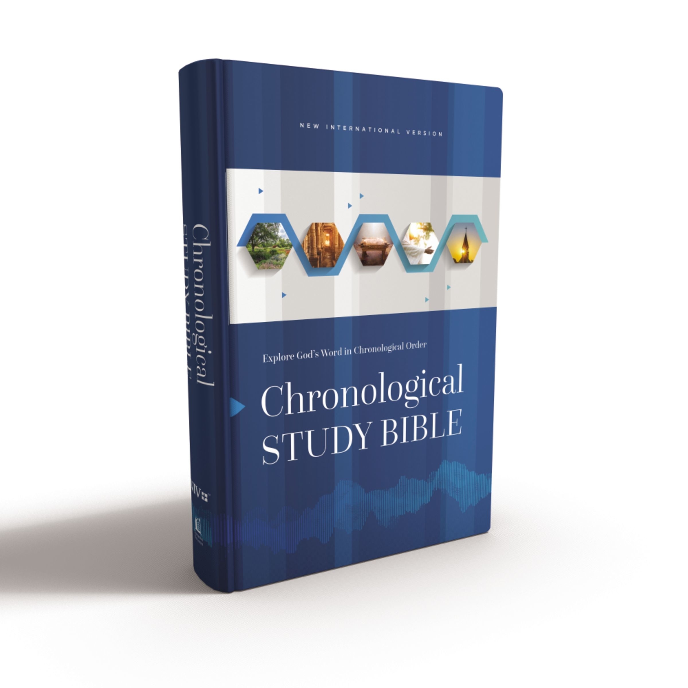 NIV Chronological Study Bible, Blue, Hardback, Comfort Print ...