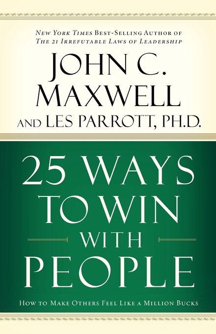 25 Ways To Win With People Paperback Book By John C Maxwell