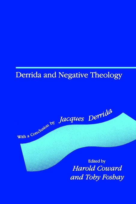 Derrida and Negative Theology (Hardback) 9780791409640