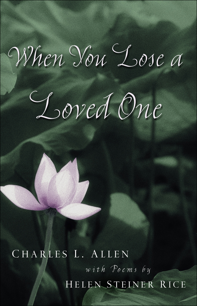 When You Lose a Loved One By Helen Steiner Rice C Allen (Paperback)