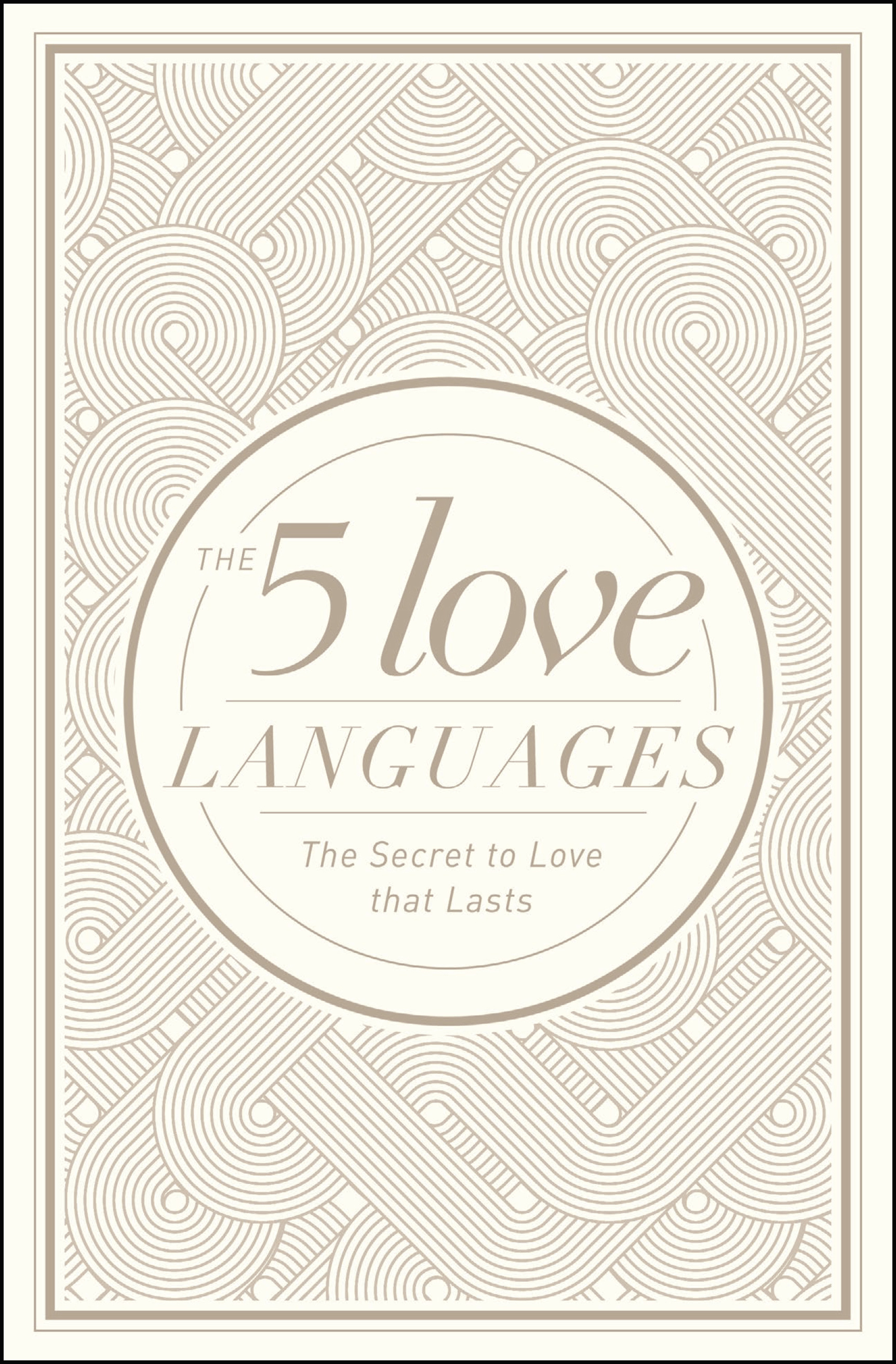 5 Love Languages Hardcover Special Edition Deckled Rough Edge