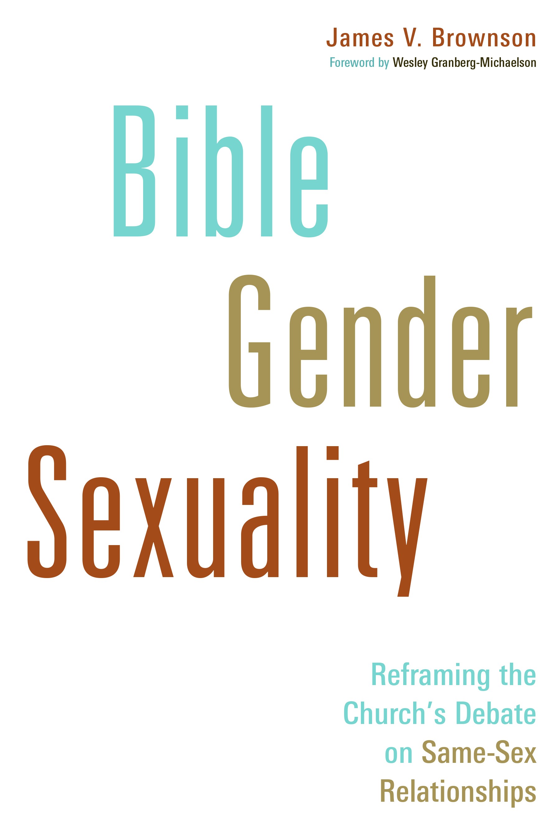 Bible Gender Sexuality By James V Brownson (Paperback) 9780802868633