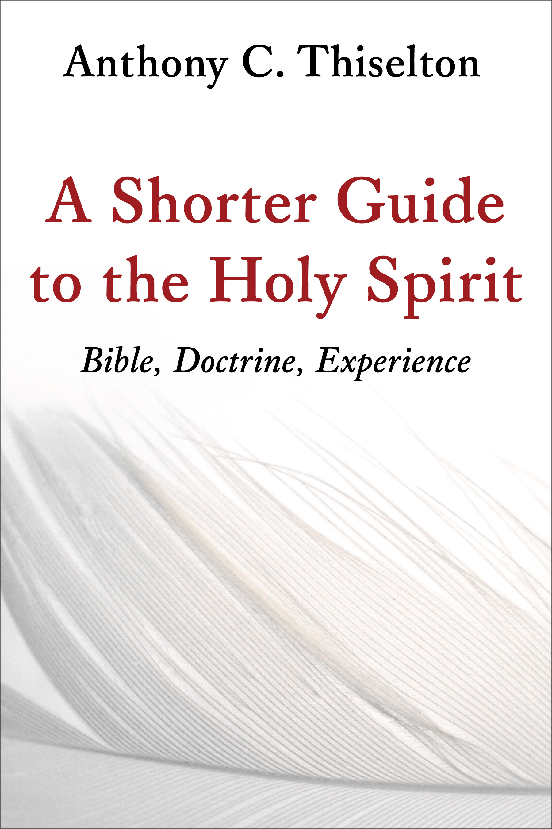 A Shorter Guide To The Holy Spirit By Anthony C Thiselton (Paperback)