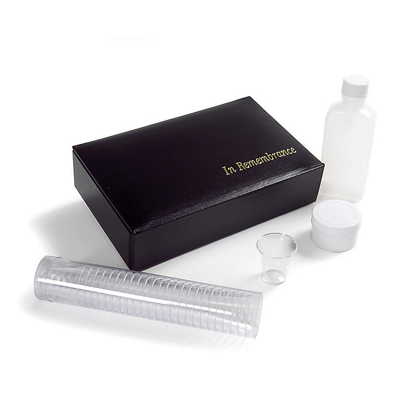 Portable Communion Set - Black