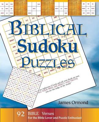 Biblical Sudoku Puzzles By James Ormond (Paperback) 9780809146659