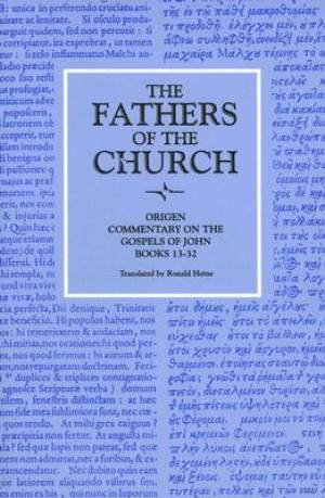 Commentary on the Gospel of John By Origen (Paperback) 9780813214658