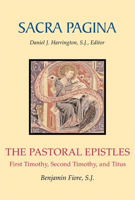 Pastoral Epistles Sacra Pagina By Benjamin Fiore (Hardback)