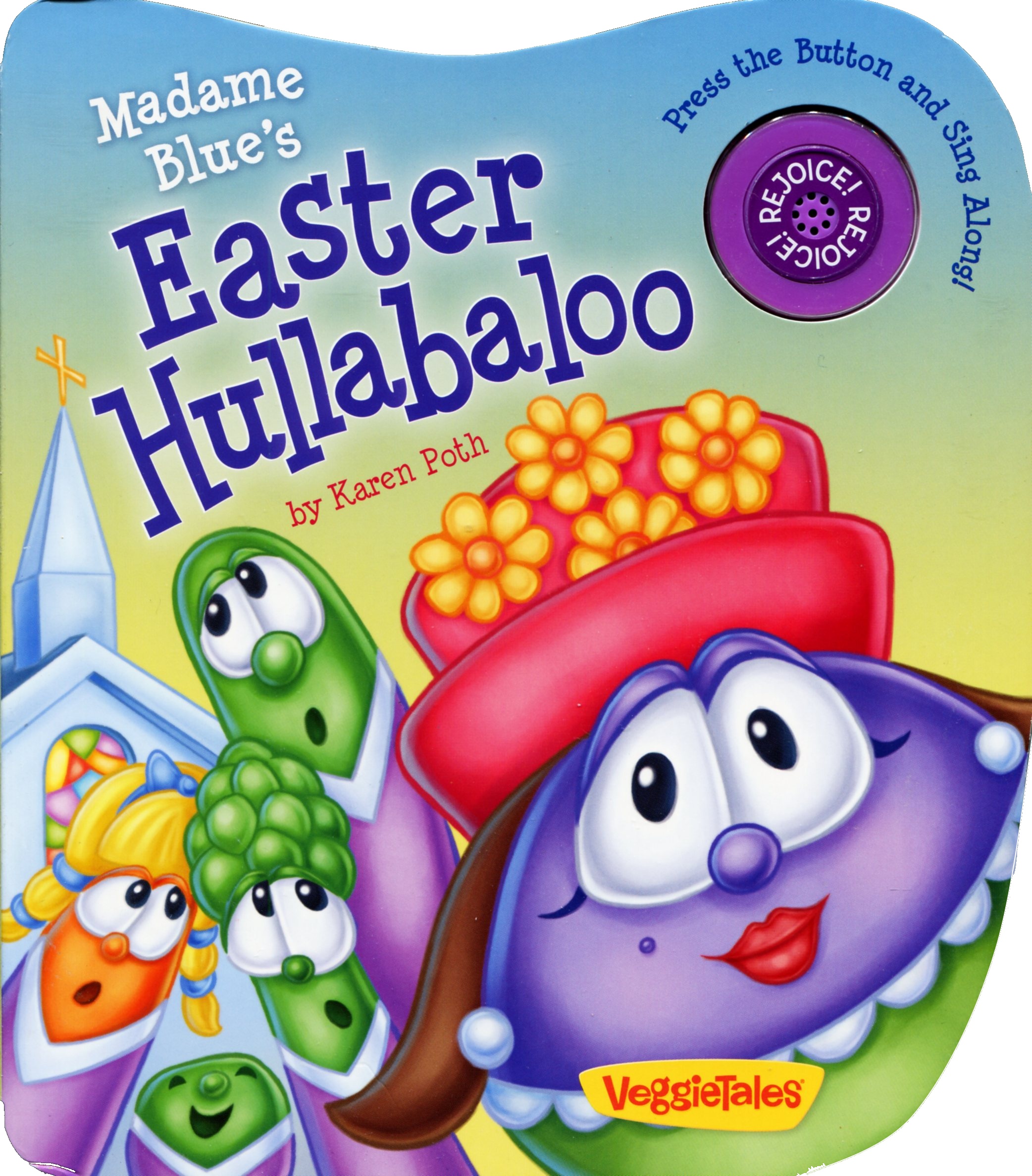 Madame Blues Easter Hullabaloo By Karen Poth (Board book)