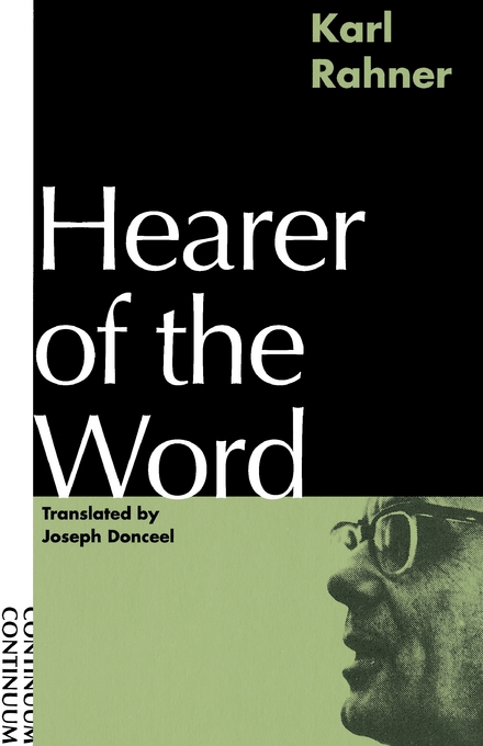 Hearers of the Word By Andrew Tallon Karl Rahner (Paperback)