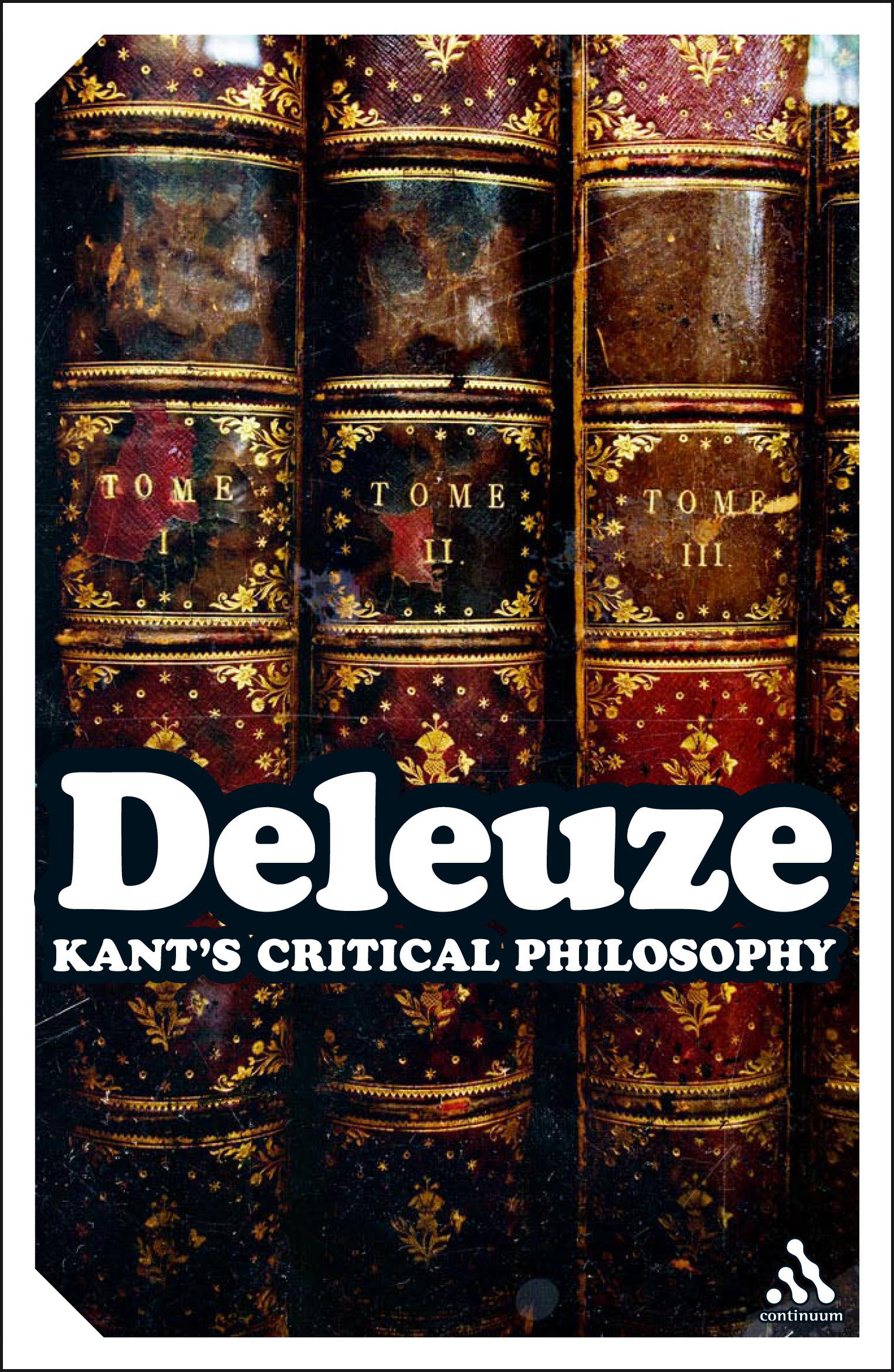 Kant's Critical Philosophy By Gilles Deleuze no Current Affiliation