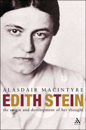 Edith Stein By Alasdair Mac Intyre (Paperback) 9780826494016