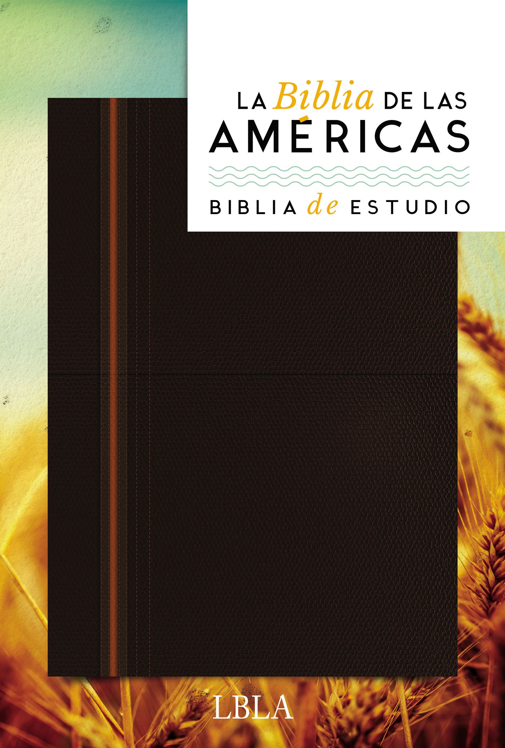 LBLA Biblia de Estudio Leathersoft Caf (Imitation Leather)