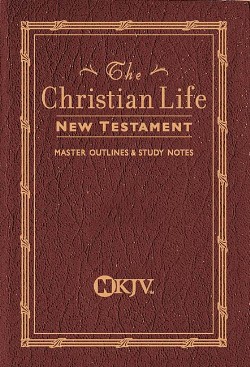 NKJV Christian Life New Testament Burgundy Leathflex By Thomas Nelson