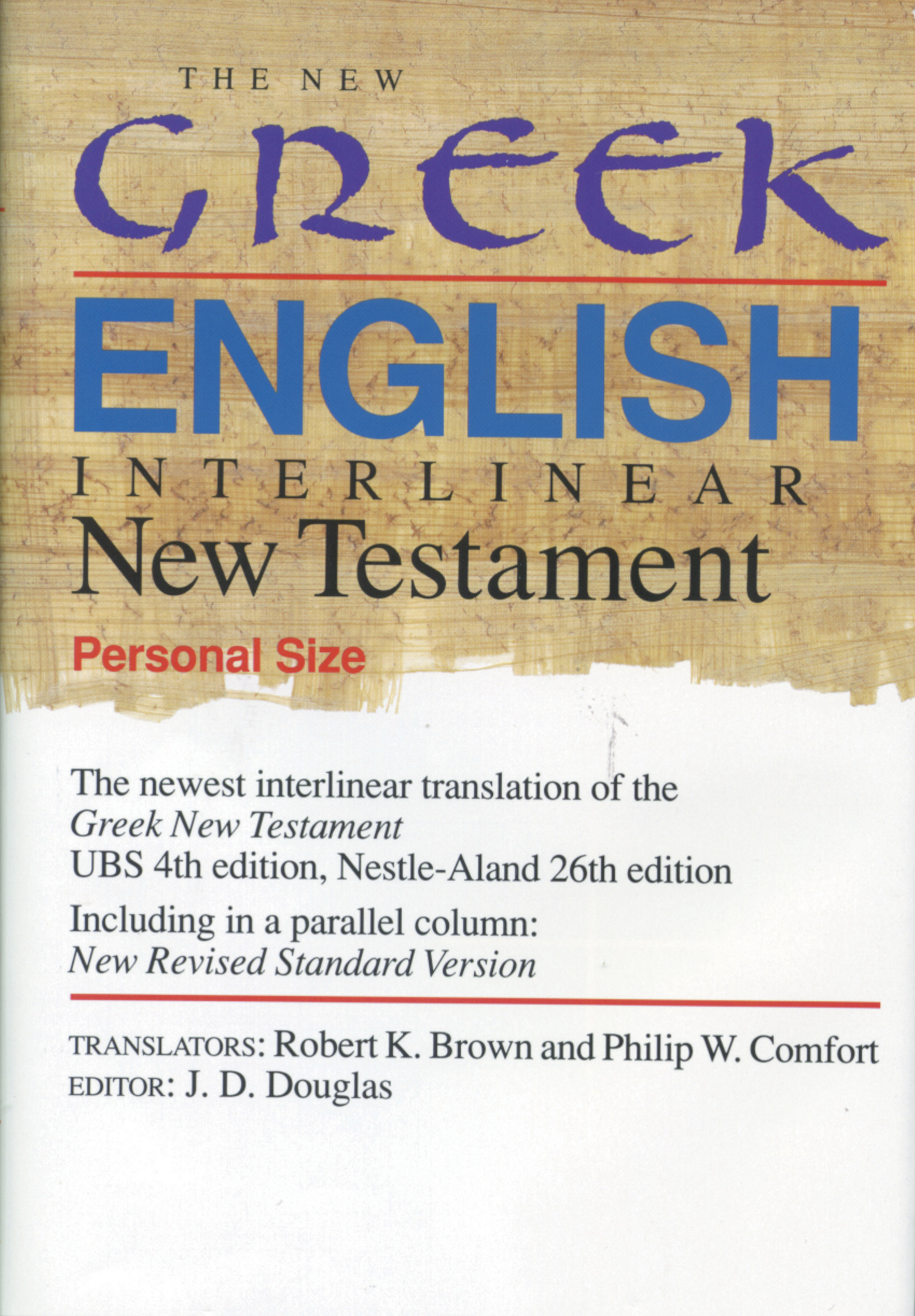 The New Greek-English Interlinear New Testament | Free Delivery @ Eden ...