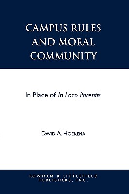 Student Life and Moral Maturity By David A Hoekema (Paperback)