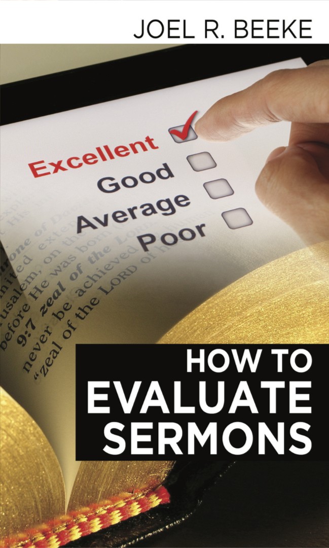 How to Evaluate Sermons By Beeke Joel R (Paperback) 9780852347782