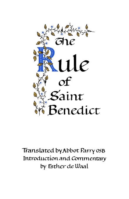 The Rule Of St Benedict By St Benedict (Paperback) 9780852441688