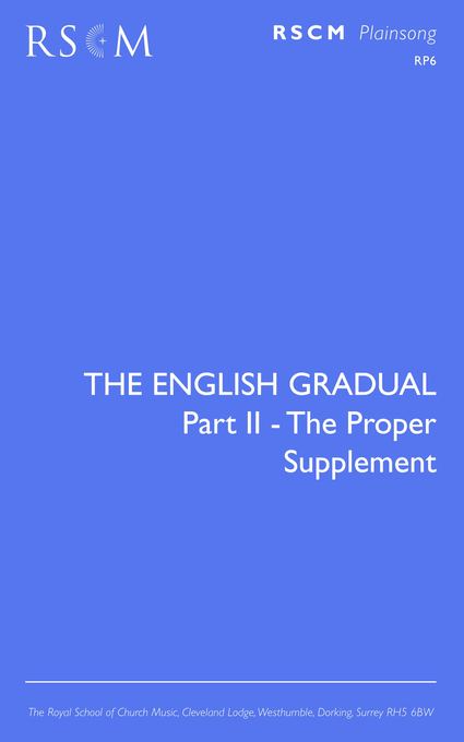 The English Gradual Supplement By Clarke Arthur W (Paperback)