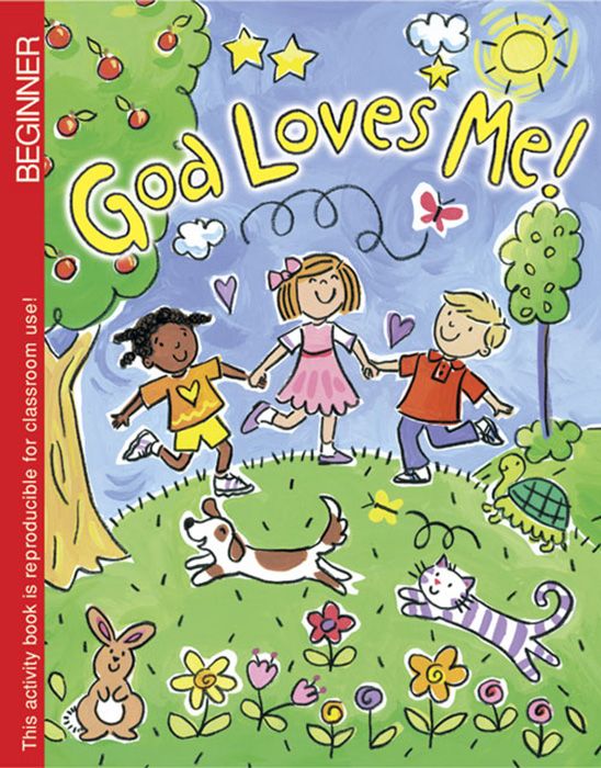 God Loves Me Colouring Book By Karen Rhodes (Paperback) 9780871629357