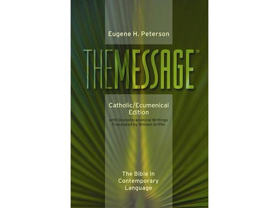 The Message Bible Catholic Bible Green Paperback Ecumenical Deute