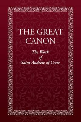 The Great Canon By Holy Trinity Monastery (Paperback) 9780884654520