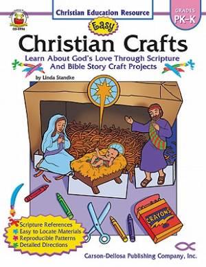 Easy Christian Crafts Pre K-K By Standke Linda (Paperback)