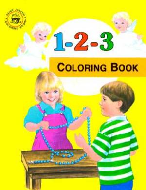 Catholic 123 Coloring Book By Mc Kean Emma C (Paperback) 9780899426747