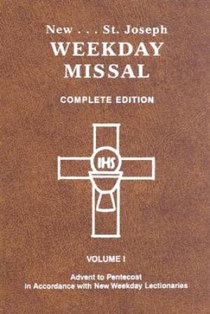 Saint Joseph Weekday Missal 1 By Catholic Book Pub (Imitation Leather)