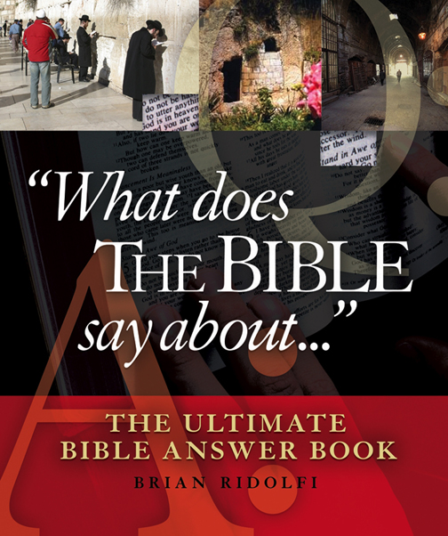 What Does The Bible Say About By Brian Ridolfi (Hardback)