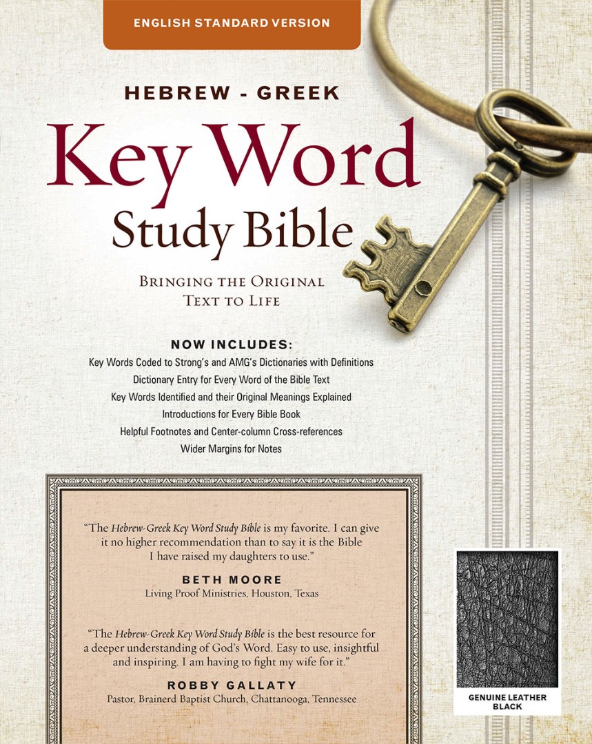 The ESV Hebrew-Greek Key Word Study Bible By Baker Warren Patrick